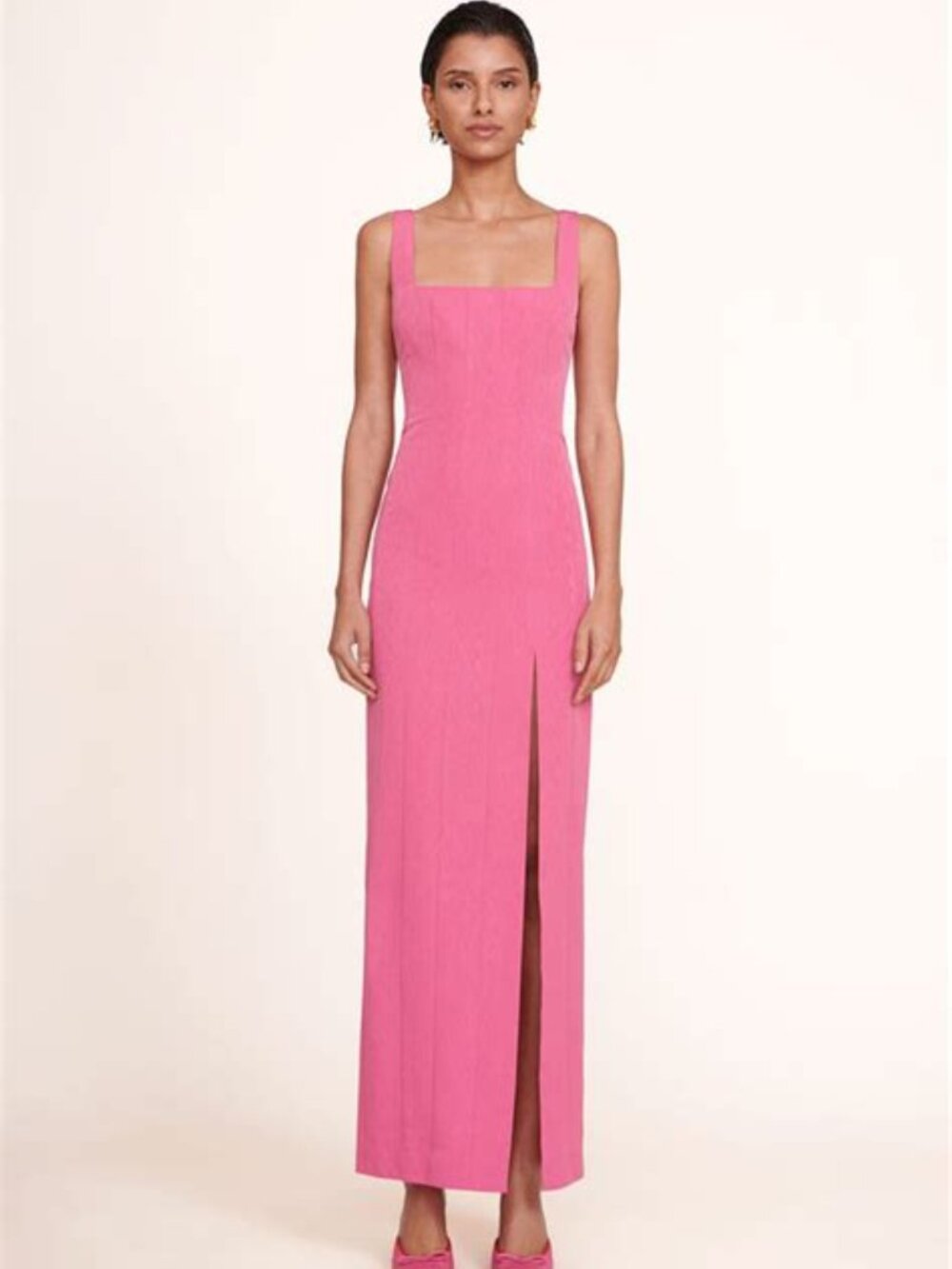 STAUD Portrait Maxi Dress in Lollipop